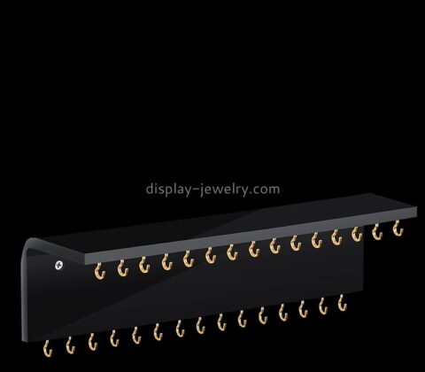 Plexiglass item supplier custom acrylic earring organizer with hooks EDJ-580
