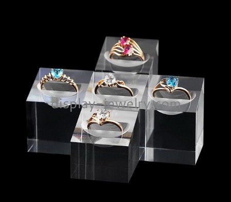Acrylic company customized acrylic ring holder display RDJ-214