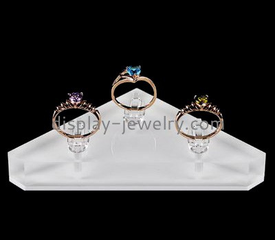 Acrylic display supplier customized silver ring shop display holder RDJ-182