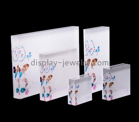 Factory custom acrylic stands white jewelry display stands ringdisplay RDJ-076