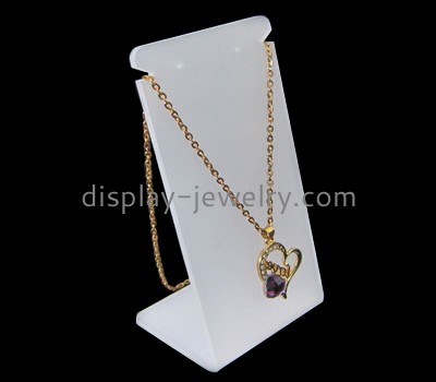 Custom slanted acrylic necklace display stand NDJ-805