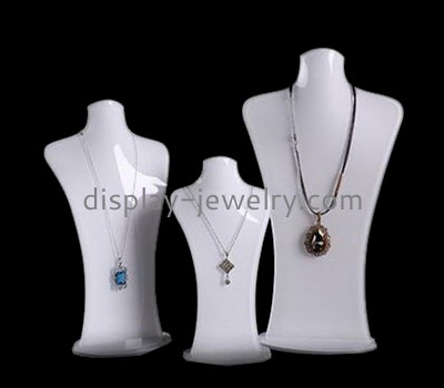 Customize plexiglass necklace bust display NDJ-746