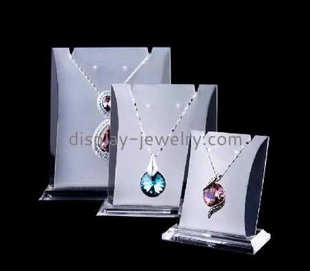 Customize acrylic cheap necklace stand NDJ-624