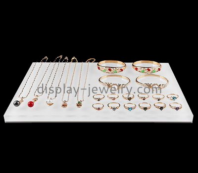 Customize white necklace jewelry display NDJ-554