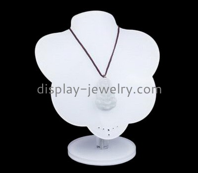 Acrylic display manufacturers custom acrylic necklace bust jewelry display stands NDJ-244