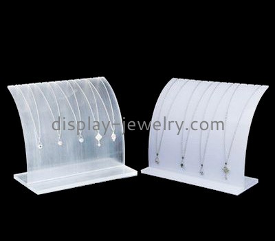 Acrylic display supplier custom large jewellery stand display necklaces NDJ-235