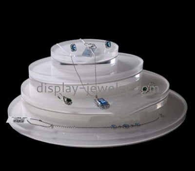 Custom tiered acrylic jewellery display blocks cheap necklace holder NDJ-170