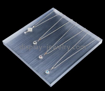 Customized plastic display jewelry organizers necklace organizer stand NDJ-076
