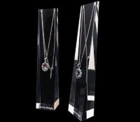Wholesale custom acrylic necklaces display blocks NDJ-911 Wholesale custom acrylic necklaces display blocks