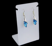 Wholesale custom acrylic L shape earring display stands EDJ-645 Wholesale custom acrylic L shape earring display stands