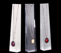 Wholesale custom acrylic necklaces display blocks NDJ-918 Wholesale custom acrylic necklaces display blocks