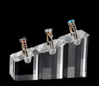 Wholesale custom acrylic jewellery rings display blocks