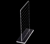 Wholesale custom acrylic T shape earring display stand