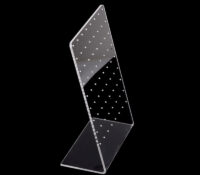 Wholesale custom acrylic L shape ear pendants display stand
