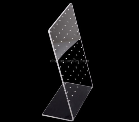 Wholesale custom acrylic L shape ear pendants display stand