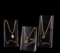 Wholesale custom plexiglass jewellery necklaces display blocks