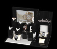 Wholesale custom acrylic trade show watches display risers