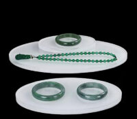Wholesale custom acrylic retail jewelry display blocks ODJ-237 Wholesale custom acrylic retail jewelry display blocks