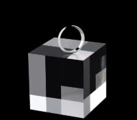 Wholesale custom plexiglass ring display cube RDJ-406 Wholesale custom plexiglass ring display cube