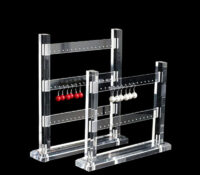 Wholesale custom acrylic earring ear studs display racks