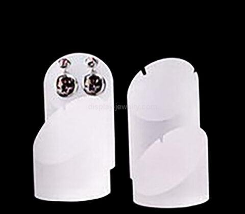 Wholesale custom acrylic round blocks for ear pendants displaying