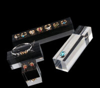 Wholesale custom plexiglass jewellery display blocks