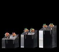 Wholesale custom acrylic ear studs display stands blocks