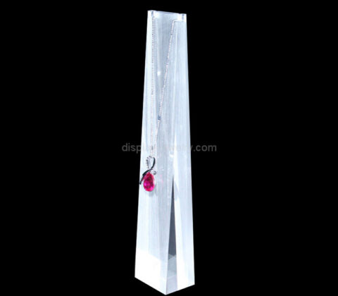 Custom acrylic necklace retail display block