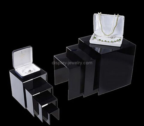 Custom acrylic retail jewellery display risers