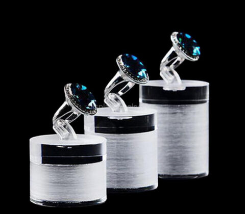 Custom acrylic retail settings rings display blocks