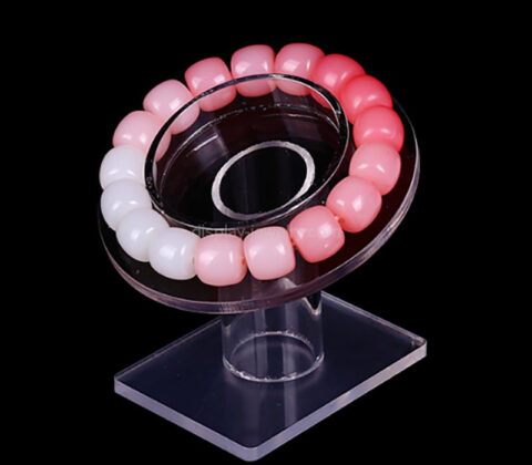 Custom plexiglass boutiques bead bracelets holder stand