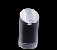 Custom plexiglass cylinder shape ring display block RDJ-424 Custom plexiglass cylinder shape ring display block