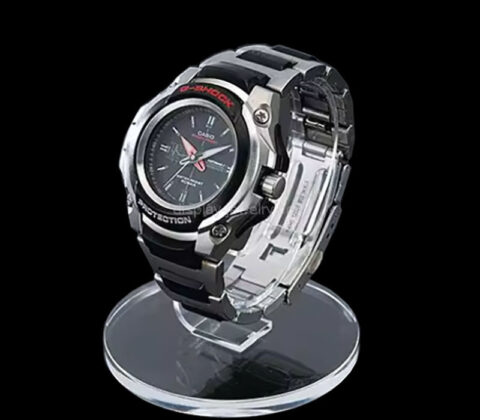 Custom acrylic trade show watch display stand