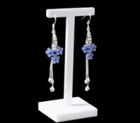Custom acrylic retail luxury earring display stand