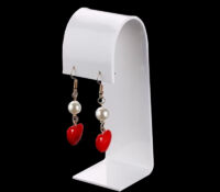 Custom acrylic earbob earrings display stand