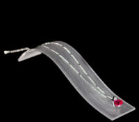 Custom acrylic stores necklaces display holder