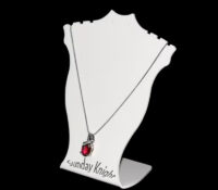 Custom acrylic boutiques neckform necklaces display stand