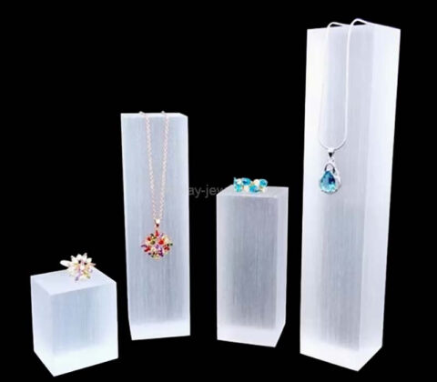 Custom acrylic trade shows jewellery display blocks