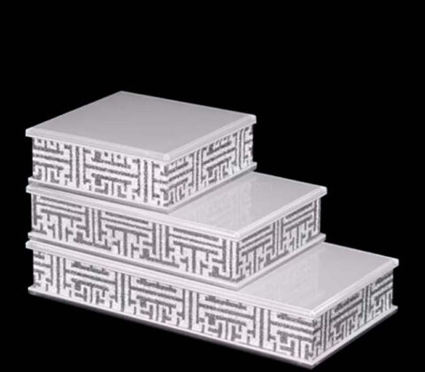 Custom acrylic stores jewellery jade display bases