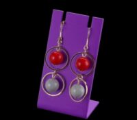 Custom acrylic boutiques dangler display holder