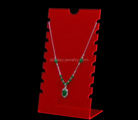 Custom acrylic necklaces display rack