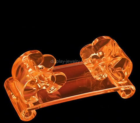 Custom acrylic jade bangle display holder
