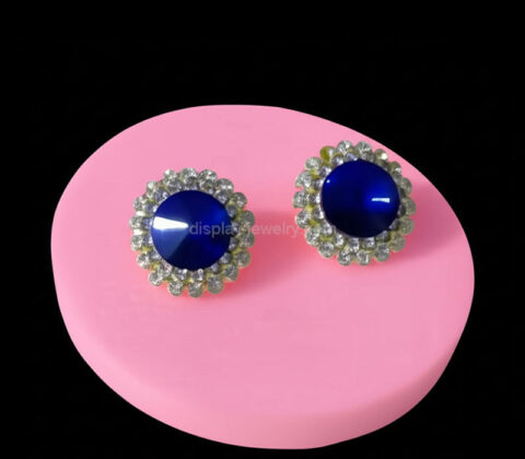 Custom acrylic jewelry ear studs display base