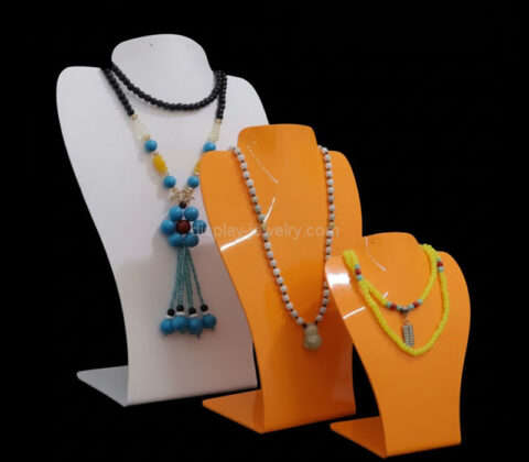 Custom acrylic shop neckforms necklaces display props