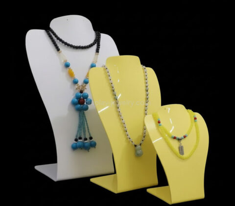 Custom acrylic shop neckforms necklaces display stands