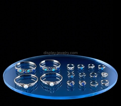 Custom superior quality plexiglass retail rings display tray