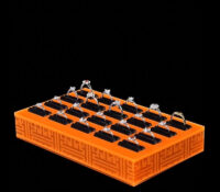 Custom superior quality acrylic retail rings display blocks