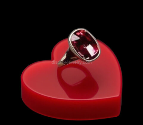Custom superior quality acrylic wedding ring display block