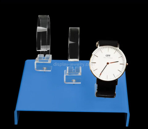 Custom acrylic exhibitions counters watches display riser