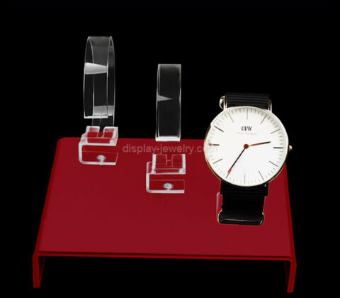 Custom acrylic retail events watches display riser